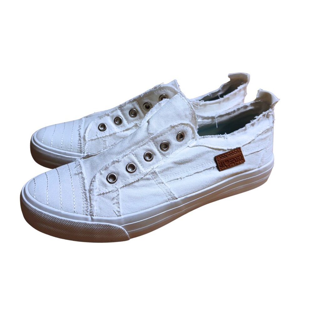 Jenn Ardor Sport Slip On Laceless Canvas Tennis Sneaker Women's Size 9.5